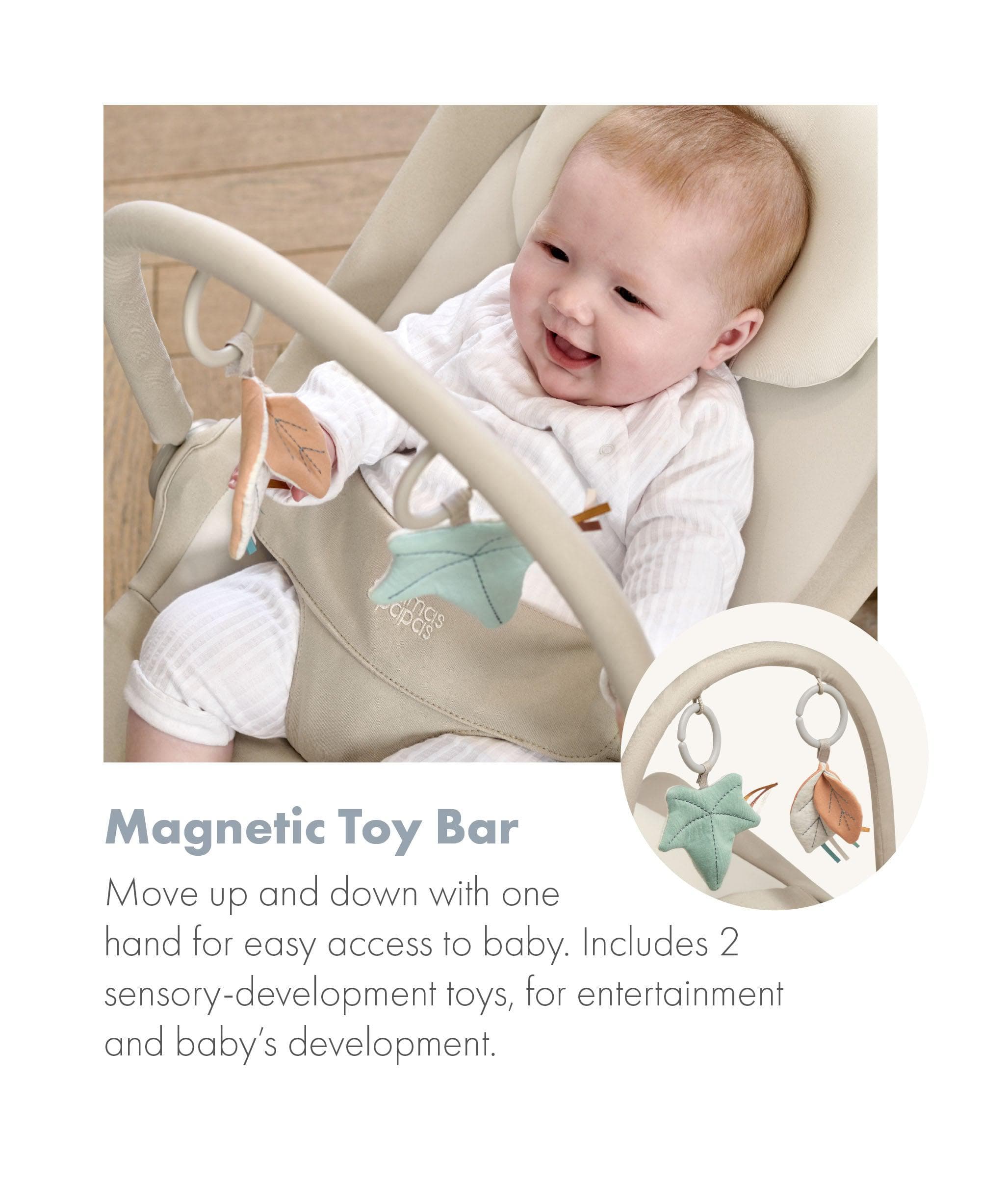 Mamas & Papas Tempo 3-in-1 Rocker/Bouncer - Sand