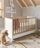 Mamas & Papas Cot Beds Harwell Baby Cot Bed - White/Oak