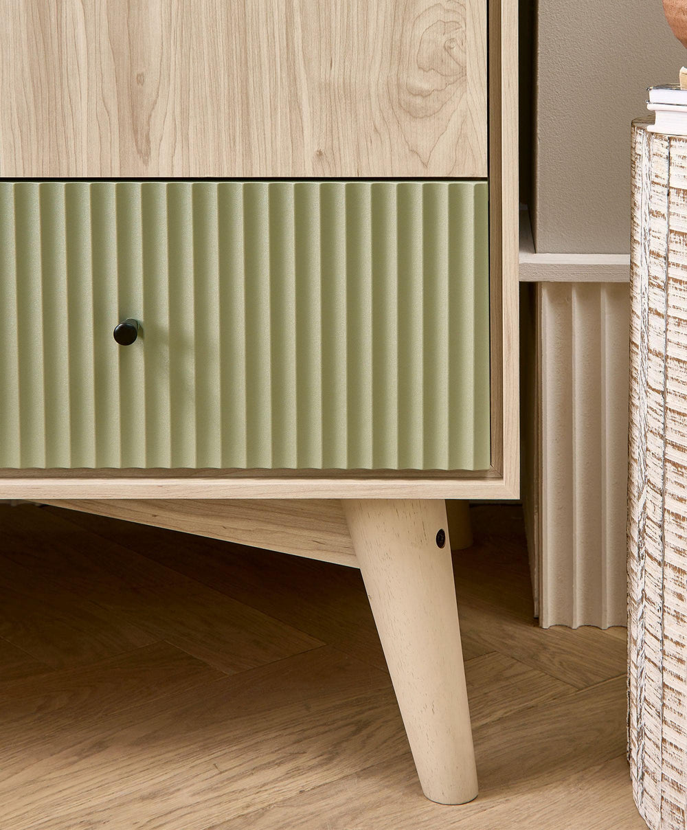 Mamas &amp; Papas Dressers &amp; Changers Coxley Nusery Dresser Changer - Natural/Olive Green