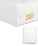 Mamas & Papas Essential Fibre Cotbed Mattress & Quilted Waterproof Mattress Protector Bundle