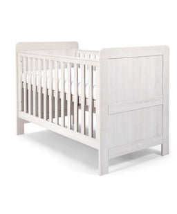 Mamas & Papas Furniture Sets Atlas 3 Piece Cot Bed Range with Dresser and Wardrobe - Nimbus White
