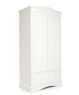 Mamas & Papas Furniture Sets Flyn 3 Piece Cotbed Range with Dresser Changer and Wardrobe - White