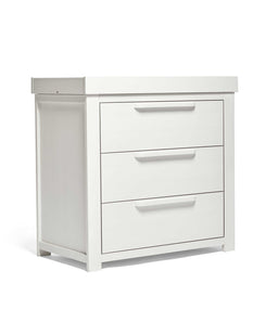 Mamas & Papas Furniture Sets Franklin 2 Piece Cotbed Set with Dresser & Changer - White Wash