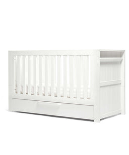 Mamas & Papas Furniture Sets Franklin 3 Piece Cotbed Range with Dresser and Wardrobe - White Wash