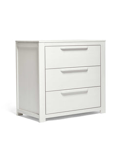Mamas & Papas Furniture Sets Franklin 3 Piece Cotbed Range with Dresser and Wardrobe - White Wash
