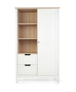 Mamas & Papas Furniture Sets Harwell 3 Piece Baby Cot Bed Range with Dresser Changer and Wardrobe - White
