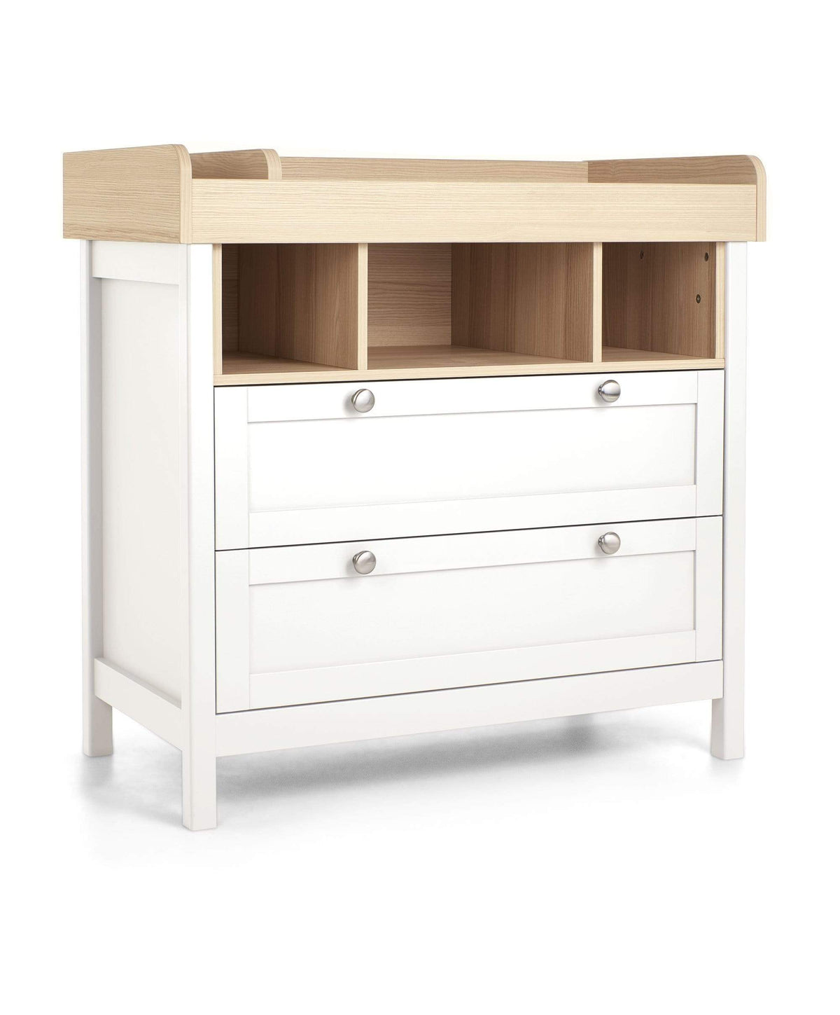 Harwell White Cotbed, Dresser & Wardrobe Nursery Furniture Bundle
