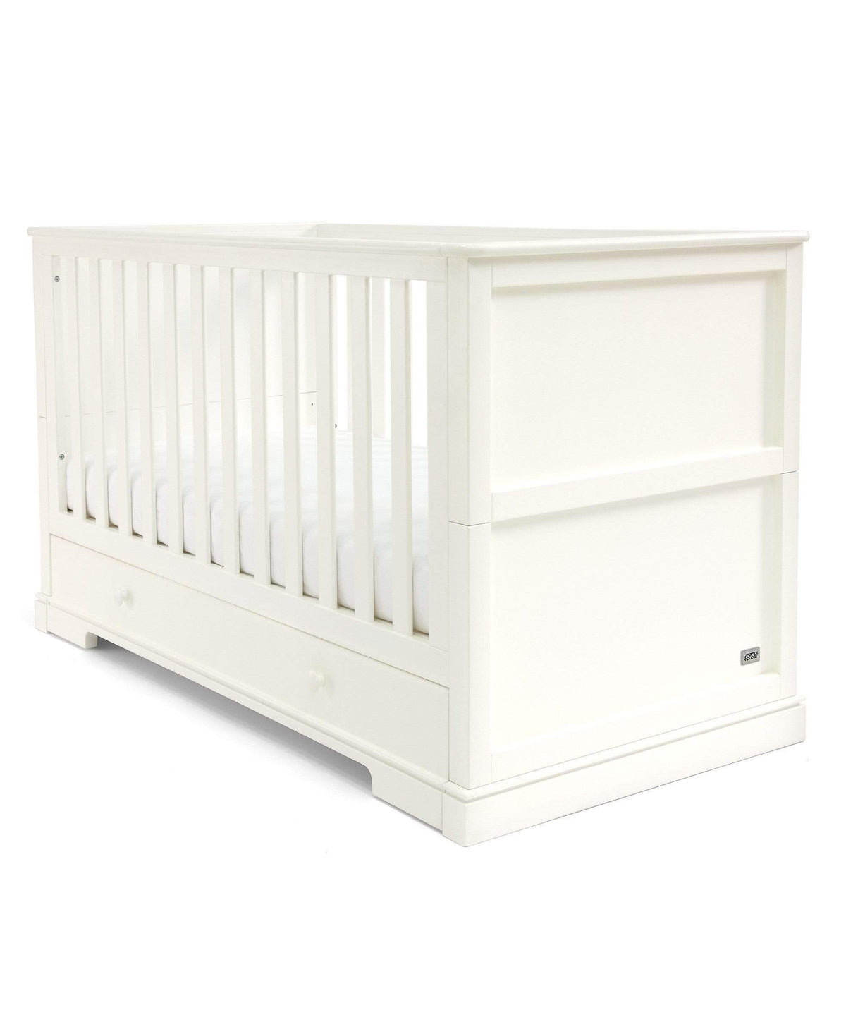 Oxford Nursery Furniture Cotbed & Dresser Pure White Mamas & Papas UK