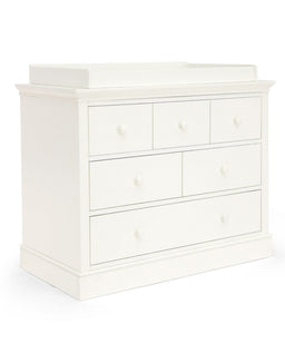Mamas & Papas Furniture Sets Oxford 2 Piece Nursery Furniture Set with Cotbed and Dresser - Pure White