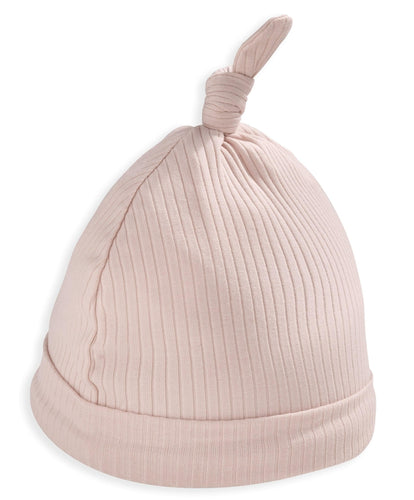 Mamas & Papas Hats & Mitts Organic Cotton Ribbed Hat - Pink
