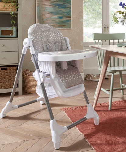 Mamas & Papas Highchairs Snax Adjustable Highchair with Removable Tray Insert - Grey Spot