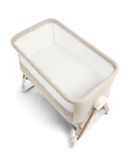 Mamas & Papas Lua Bedside Crib - Beige