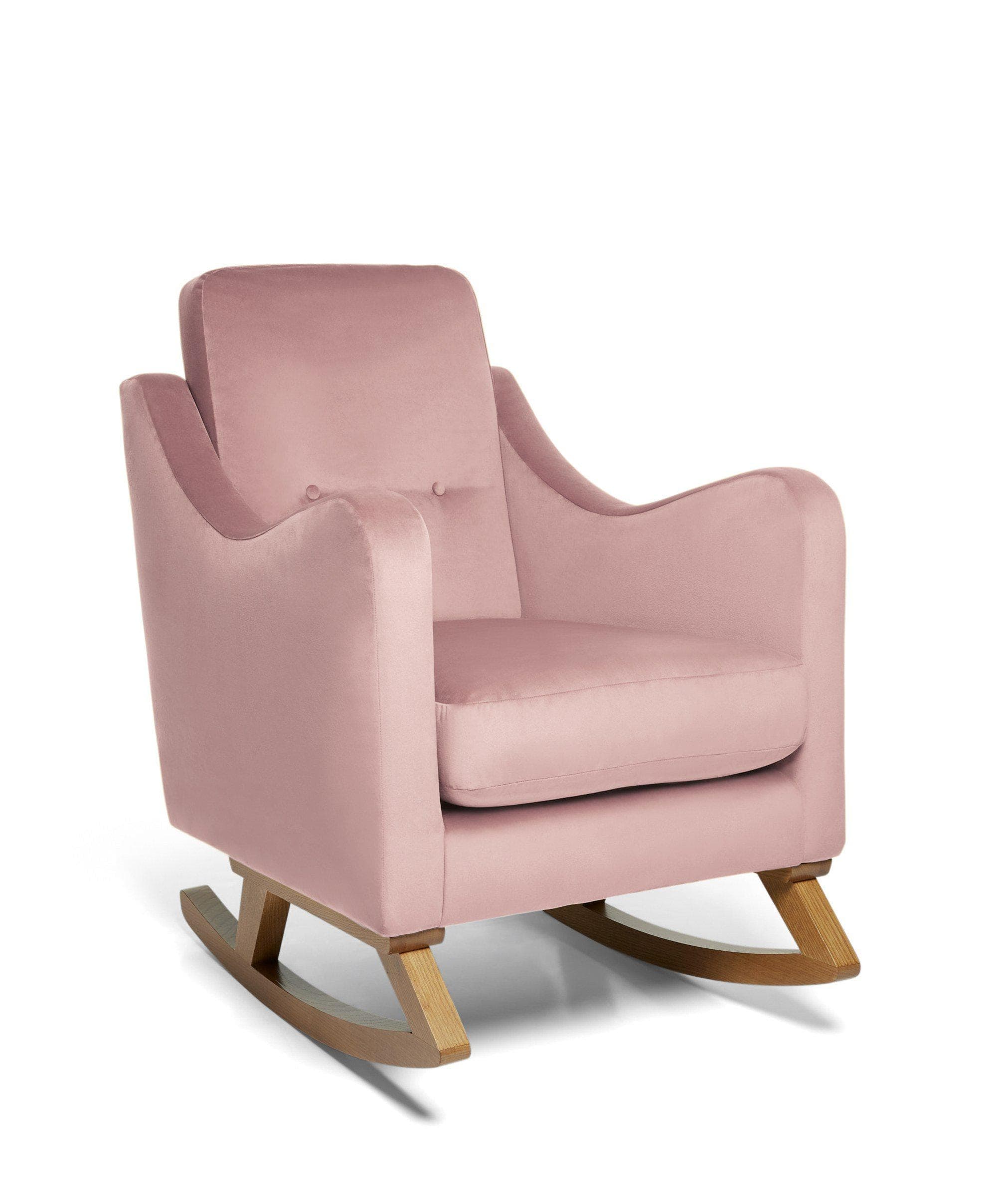 Bowdon Nursing Chair - Blush Velvet
