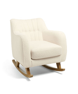 Mamas & Papas Nursing Chairs Hilston Nursing Chair & Footstool - Off-White Boucle