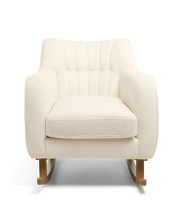 Mamas & Papas Nursing Chairs Hilston Nursing Chair & Footstool - Off-White Boucle