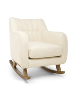 Mamas & Papas Nursing Chairs Hilston Nursing Chair - Sandstone Textured Weave & Mid Oak