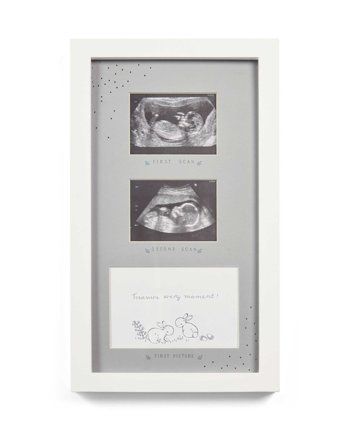 Double Baby Scan Photo Frame Forever Treasured Mamas & Papas UK