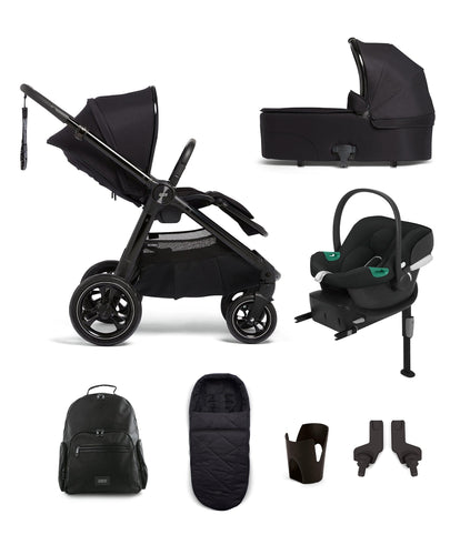 Mamas & Papas Pushchairs Ocarro 7 Piece Complete Bundle with Aton B2 Car Seat and Base in Carbon