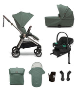 Mamas & Papas Pushchairs Strada 7 Piece Complete Bundle with Aton B2 Car Seat and Base in Ivy