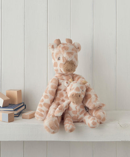 Mamas & Papas Soft Toys Welcome to the World Small Beanie Toy - Giraffe