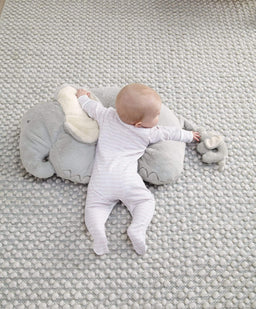 Mamas & Papas Tummy Time Tummy Time Snugglerug - Elephant & Baby
