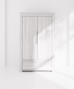 Mamas & Papas Wardrobes Franklin Nursery Wardrobe - White Wash