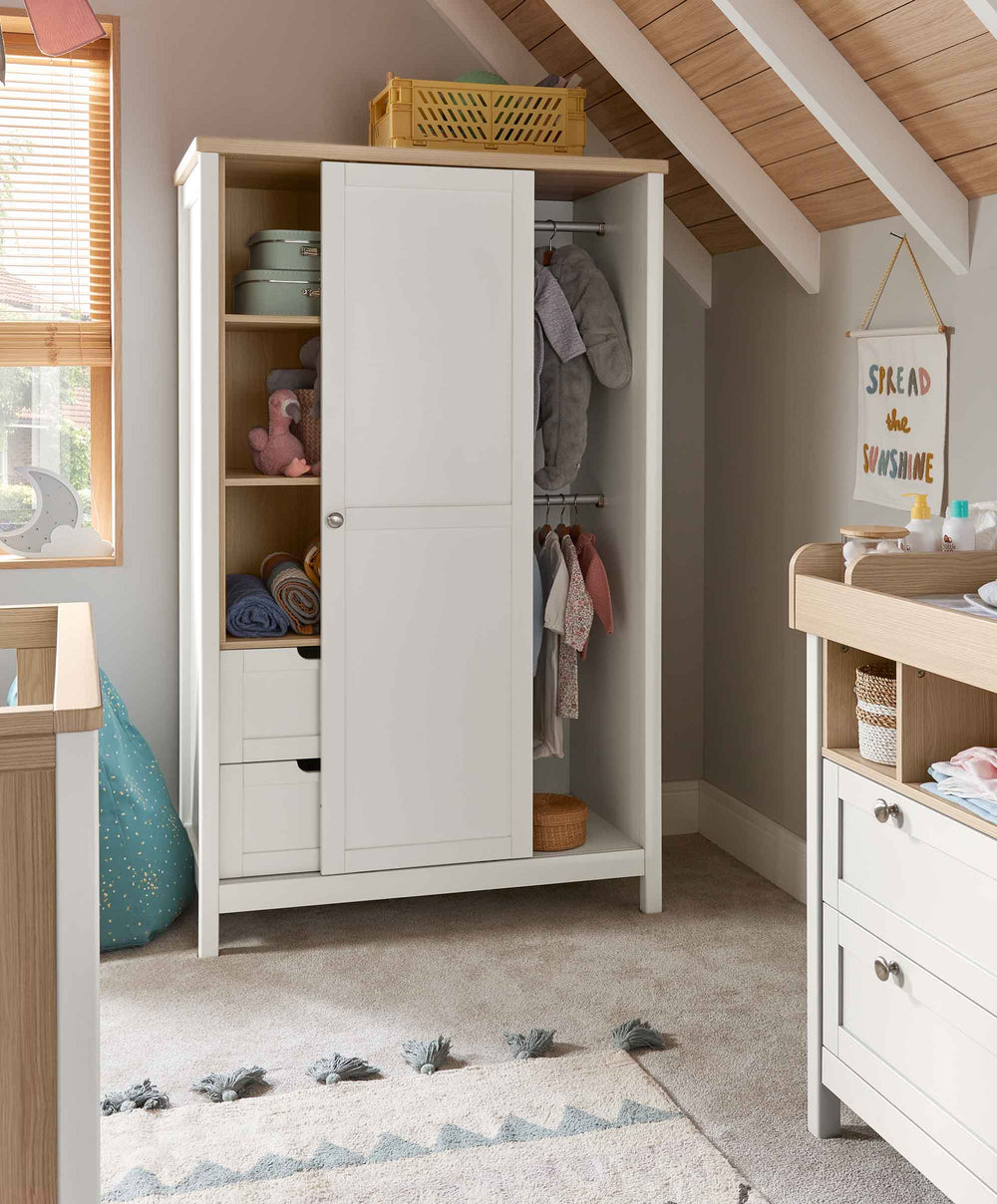 Mamas &amp; Papas Wardrobes Harwell Wardrobe - White