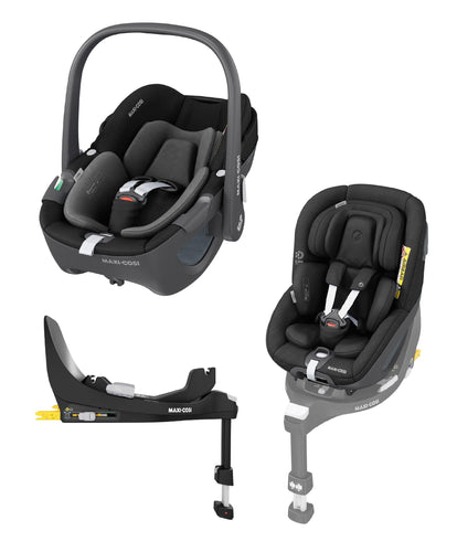 Maxi Cosi Baby Car Seats Maxi-Cosi Pebble 360, Pearl & Base Bundle