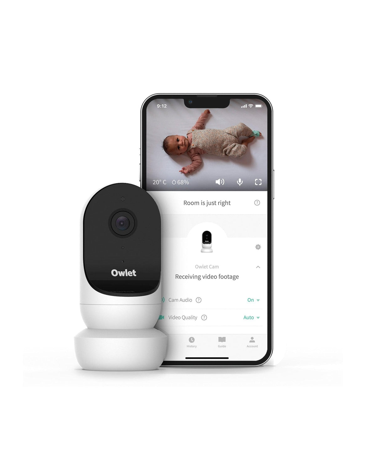 Owlet - Cam Smart HD Video Baby Monitor