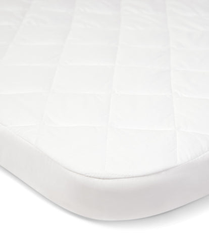 Promotional Buy Mattress Protectors Lua Bedside Crib Mattress Protector - White