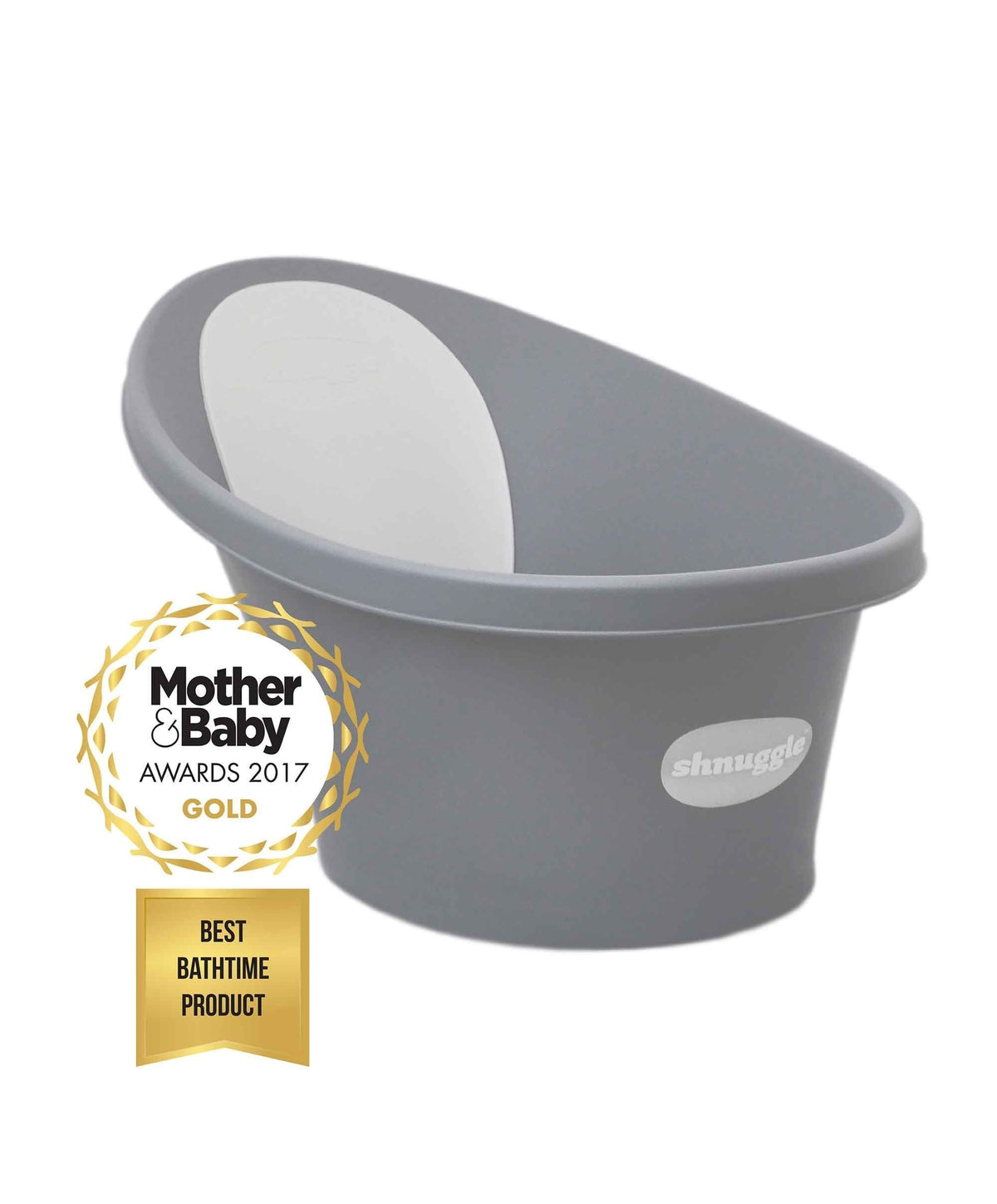 Shnuggle Newborn Baby Bath - Slate Grey
