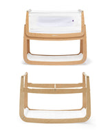 Snuz Bedside Sleeping SnuzPod 4 Bedside Crib & Stand Bundle - Natural