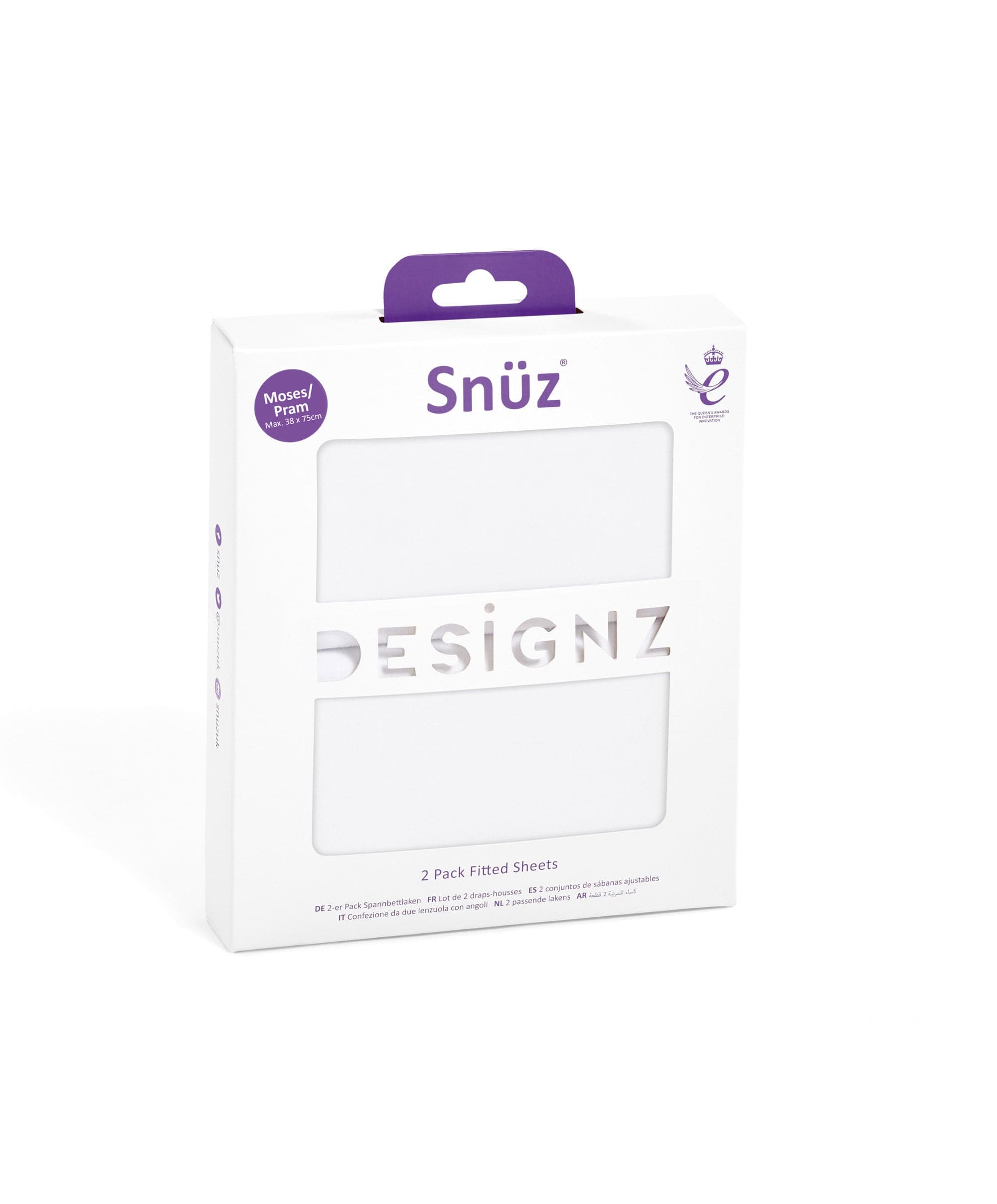 Twin Pack Moses Basket Sheets